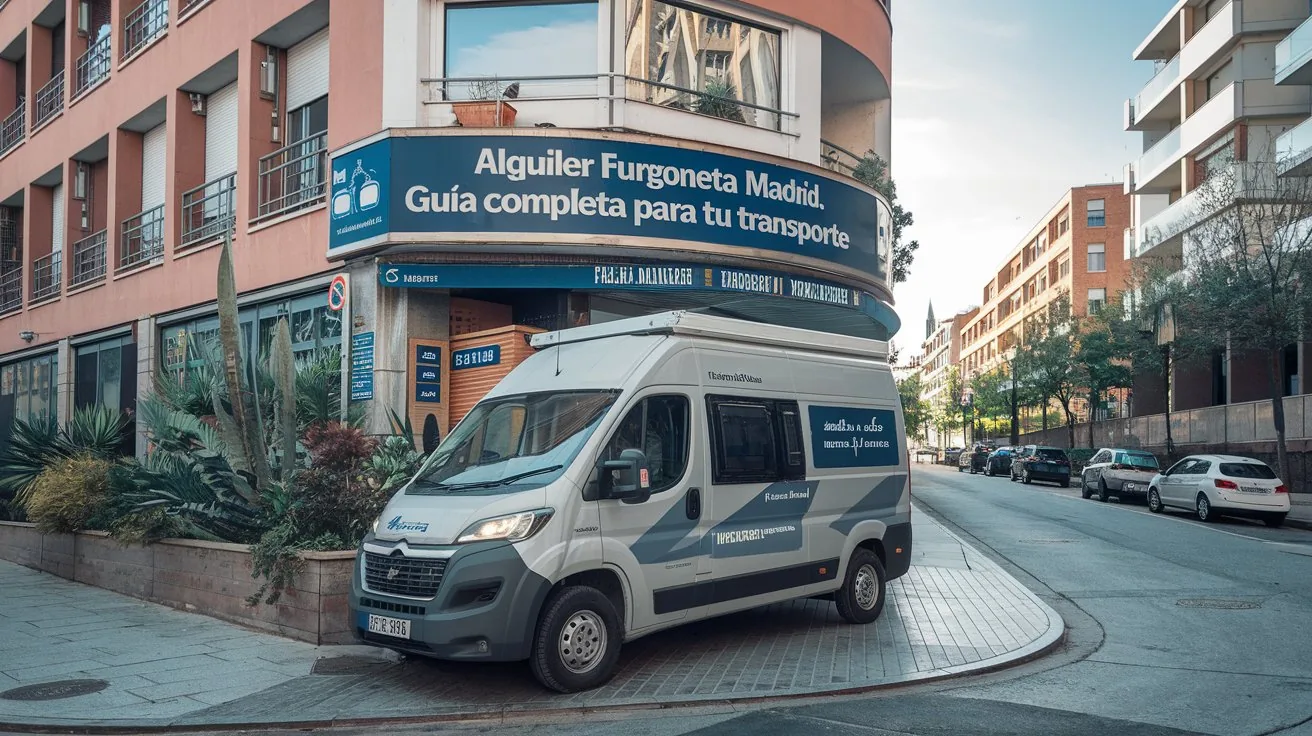 Alquiler furgoneta Madrid Guía completa para tu transporte